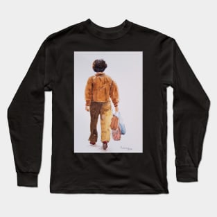 Person walking in Japan Long Sleeve T-Shirt